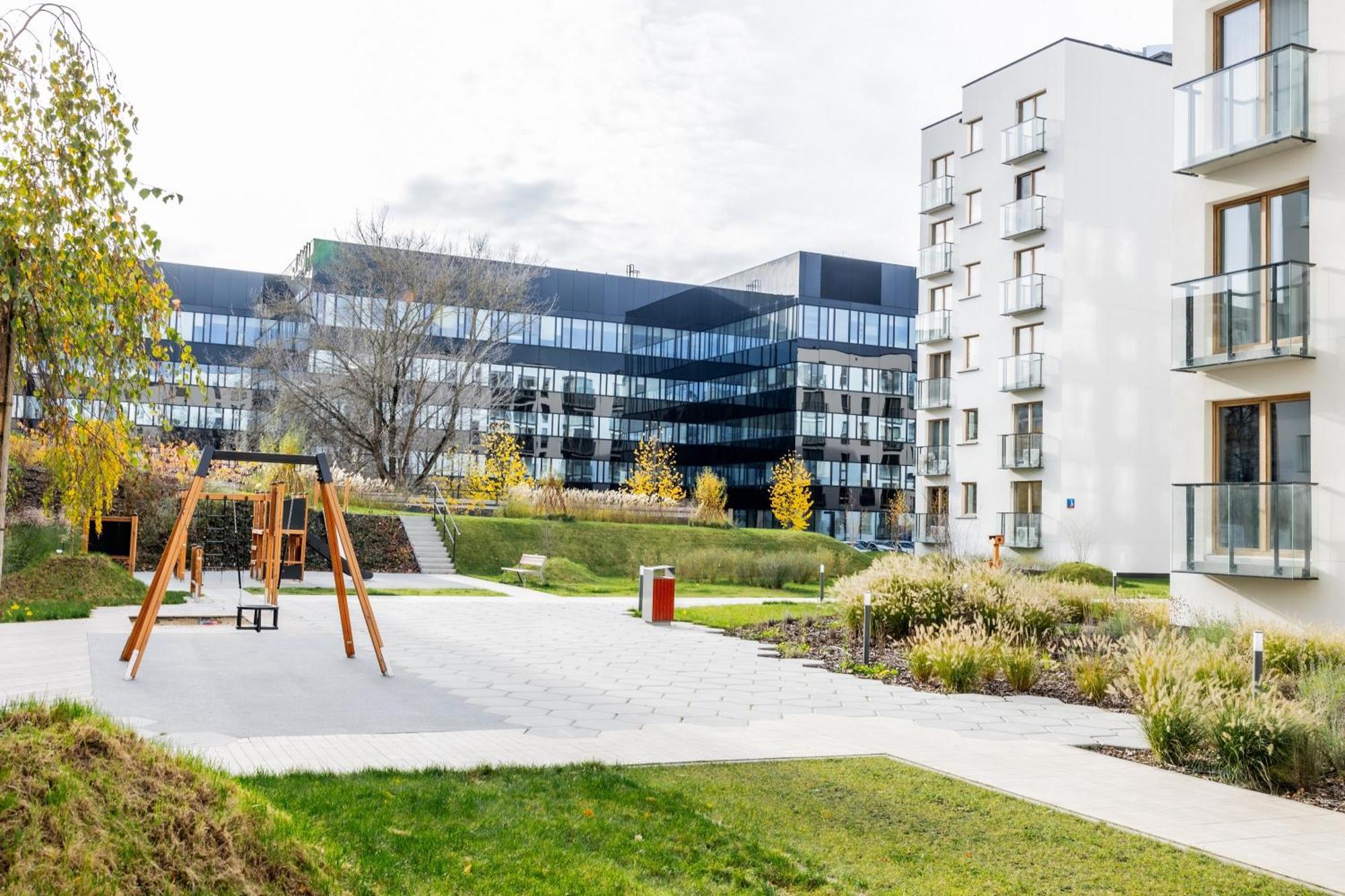 Aparthotel Mokotow Business Center By Noclegi Renters Varsó Kültér fotó
