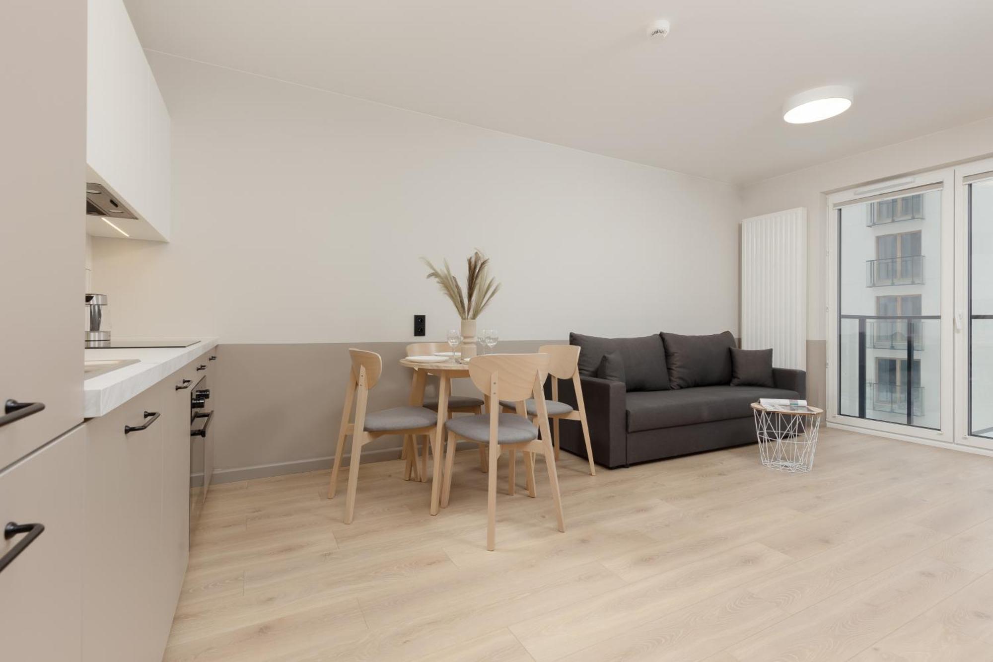 Aparthotel Mokotow Business Center By Noclegi Renters Varsó Kültér fotó