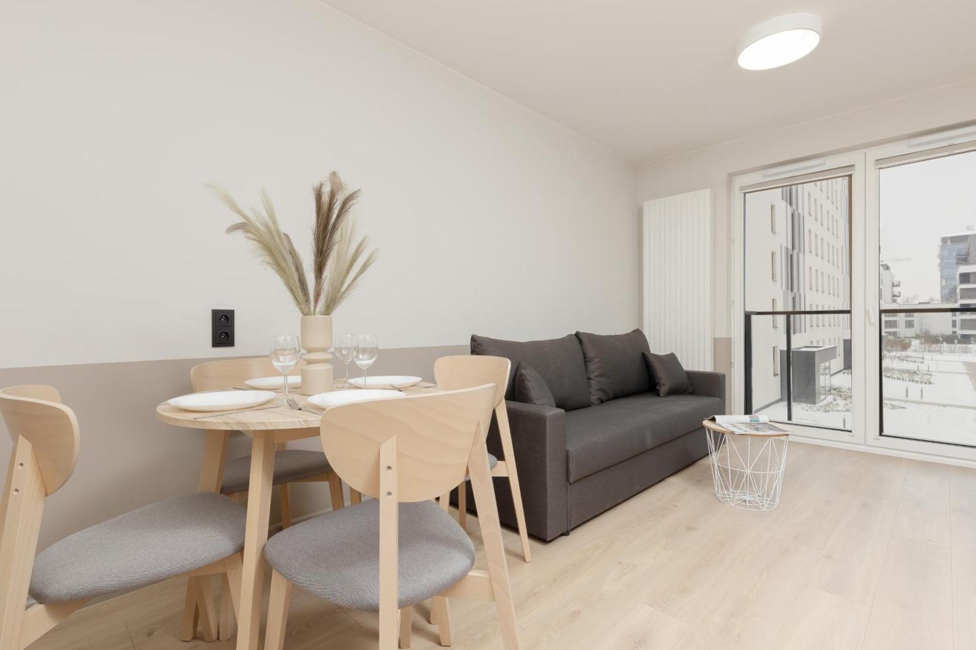 Aparthotel Mokotow Business Center By Noclegi Renters Varsó Kültér fotó